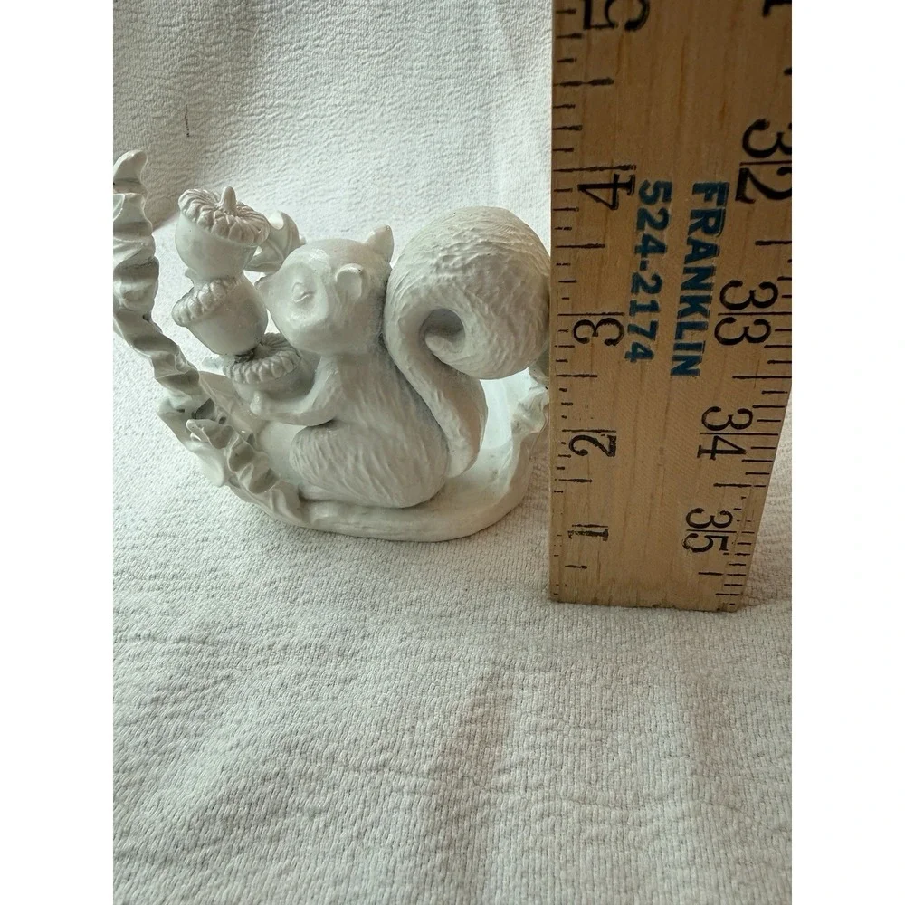 Bath & Body Works Squirrel Holding Acorn Cup Soap Holder White Bathroom 2022